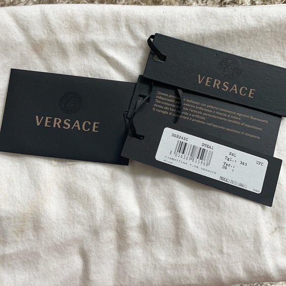 Neon Pink Versace Sandals - Picture 7 of 7